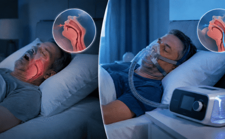 Άπνοια ύπνου και θεραπεία με συσκευή CPAP – σύγκριση αποφραγμένου αεραγωγού και φυσιολογικής αναπνοής